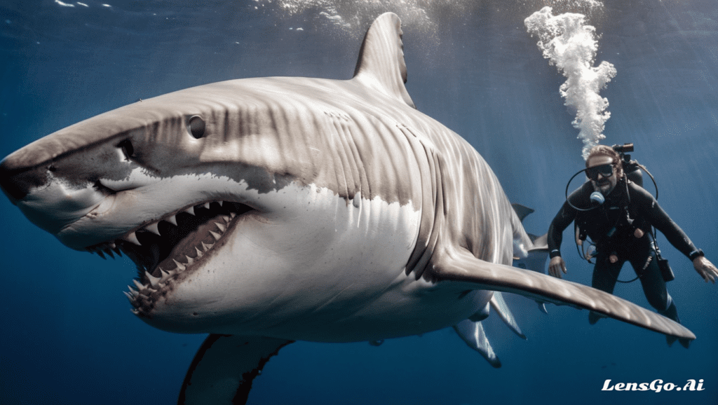 Where do the most great white sharks live?